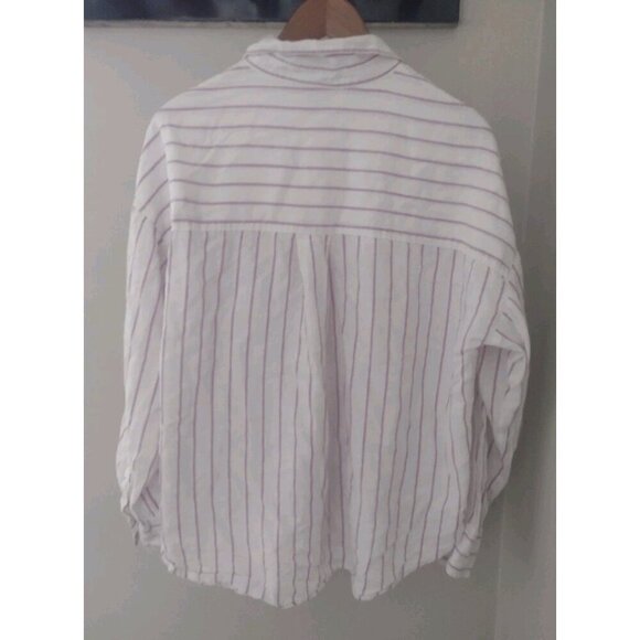 Lindex Linen Blend Button Down Top - Picture 7 of 9